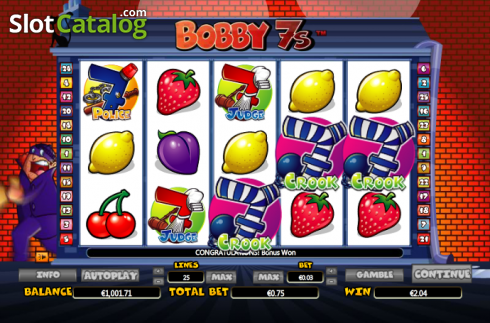 Bonus Crook. Bobby 7's Κουλοχέρης