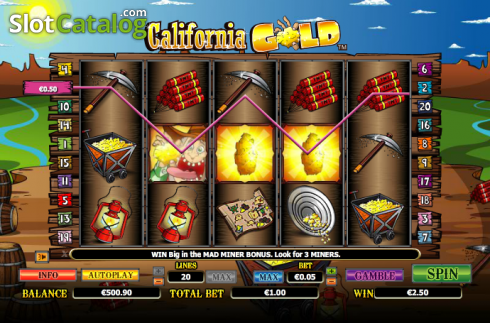 Αγριος. California Gold Κουλοχέρης