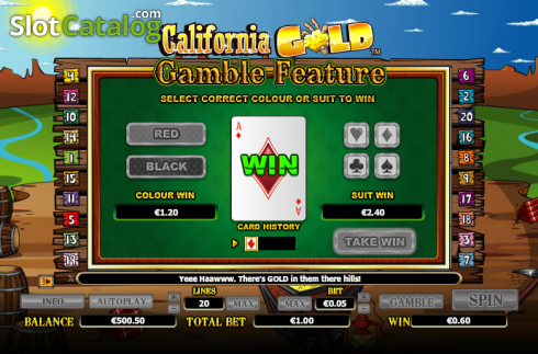 Διπλασιάστε. California Gold Κουλοχέρης