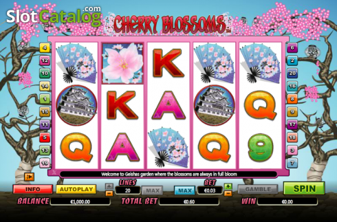Ροδέλες. Cherry Blossoms Κουλοχέρης 