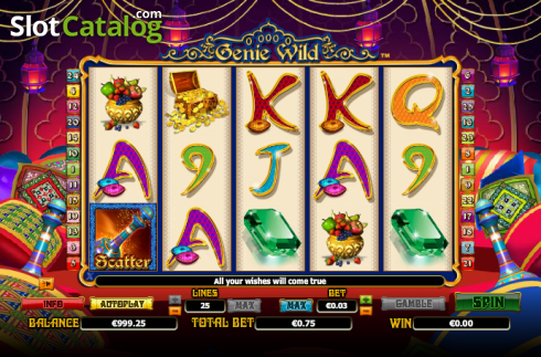 Ροδέλες. Genie Wild Κουλοχέρης
