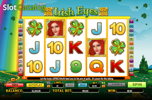 Ροδέλες. Irish Eyes Κουλοχέρης
