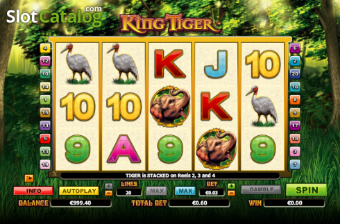 Ροδέλες. King Tiger Κουλοχέρης