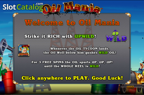 Τα χαρακτηριστικά του παιχνιδιού. Oil Mania Κουλοχέρης