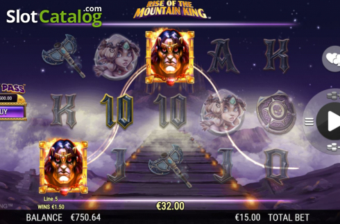 Οθόνη6. Rise of the Mountain King Κουλοχέρης