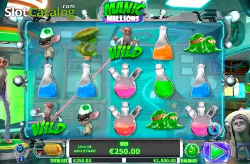 Οθόνη6. Manic Millions Κουλοχέρης