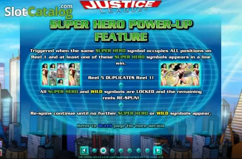 Πίνακας πληρωμών 2. Justice League (NextGen) Κουλοχέρης