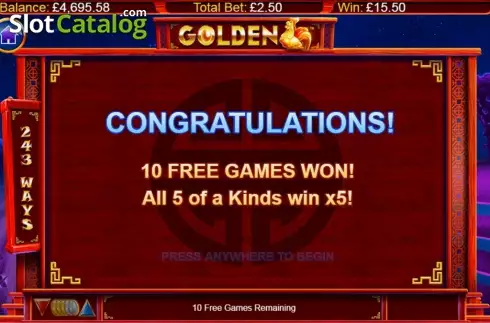 Οθόνη 6. Golden Κουλοχέρης