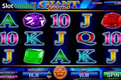 Οθόνη7. Giant Gems Κουλοχέρης