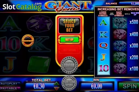 Οθόνη8. Giant Gems Κουλοχέρης