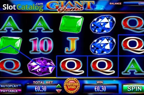 Οθόνη9. Giant Gems Κουλοχέρης