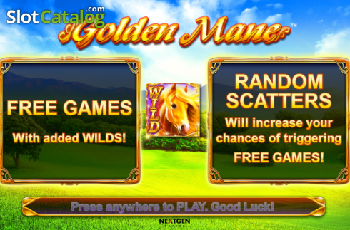 Οθόνη 1. Golden Mane Κουλοχέρης