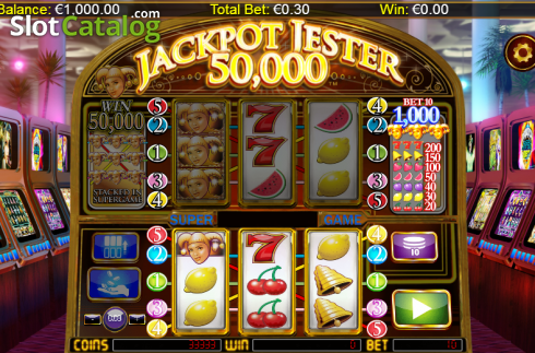 Οθόνη 1. Jackpot Jester 50,000 Κουλοχέρης 