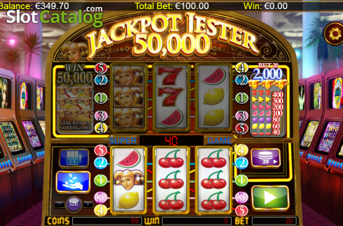 Οθόνη 3. Jackpot Jester 50,000 Κουλοχέρης 