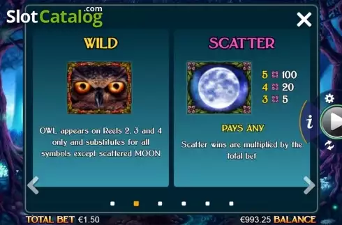 Πίνακας πληρωμών 2. Owl Eyes NEW Κουλοχέρης