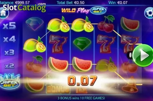 Οθόνη 2. Wild Play SuperBet Κουλοχέρης 