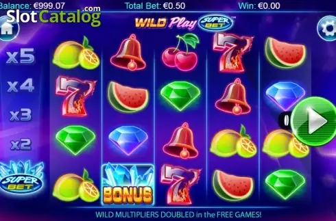 Οθόνη 3. Wild Play SuperBet Κουλοχέρης 