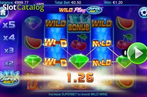 Οθόνη 4. Wild Play SuperBet Κουλοχέρης 