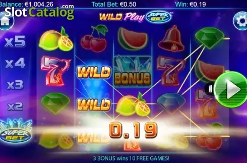 Οθόνη 5. Wild Play SuperBet Κουλοχέρης 