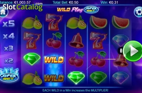 Οθόνη 6. Wild Play SuperBet Κουλοχέρης 