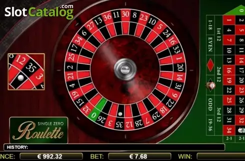 Οθόνη4. Single Zero Roulette (NextGen) Κουλοχέρης