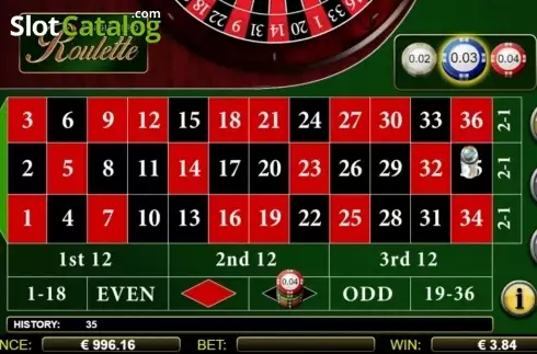 Οθόνη5. Single Zero Roulette (NextGen) Κουλοχέρης