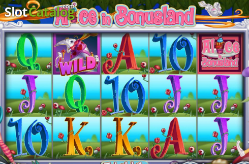 Οθόνη4. Alice in Bonusland Κουλοχέρης