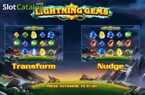 Οθόνη 1. Lightning Gems Κουλοχέρης