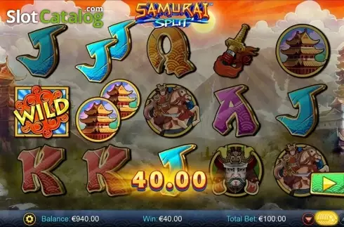 Οθόνη8. Samurai Split Κουλοχέρης