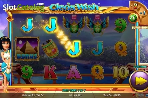 Οθόνη4. Cleo's Wish Κουλοχέρης