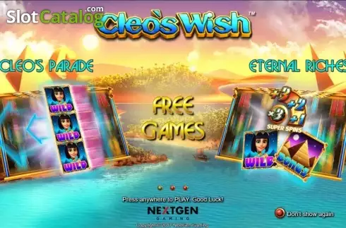 Οθόνη2. Cleo's Wish Κουλοχέρης