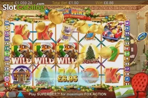 Οθόνη3. Foxin' Wins - A Very Foxin' Christmas Κουλοχέρης