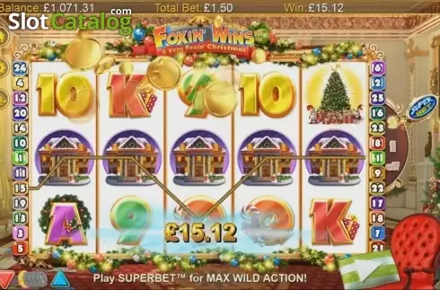 Οθόνη4. Foxin' Wins - A Very Foxin' Christmas Κουλοχέρης