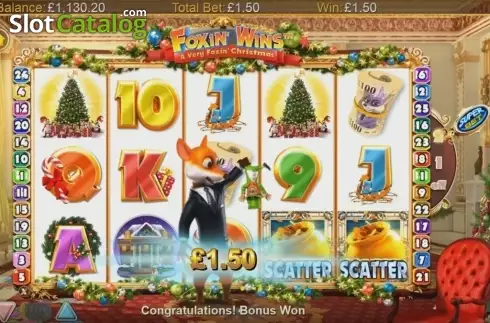 Οθόνη7. Foxin' Wins - A Very Foxin' Christmas Κουλοχέρης