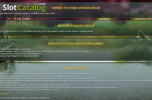 Οθόνη3. Medusa 2 Jackpot Κουλοχέρης