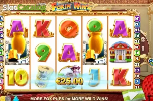 Οθόνη4. Foxin' Wins HQ Κουλοχέρης