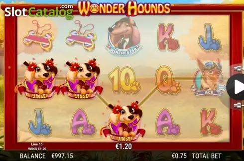 Οθόνη3. Wonder Hounds Κουλοχέρης