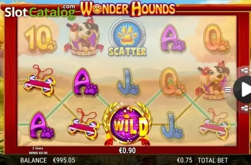 Οθόνη4. Wonder Hounds Κουλοχέρης