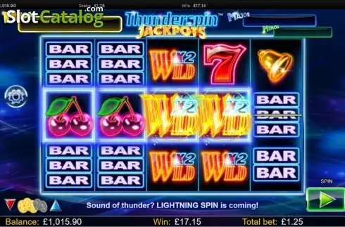 Οθόνη8. Thunderspin Jackpots Κουλοχέρης