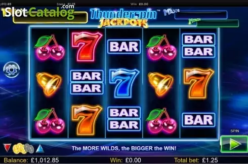 Οθόνη3. Thunderspin Jackpots Κουλοχέρης