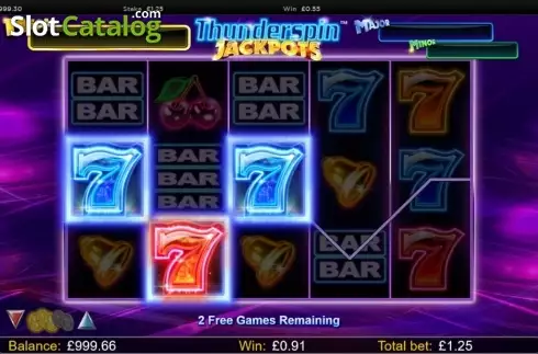 Οθόνη4. Thunderspin Jackpots Κουλοχέρης