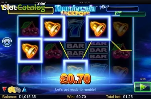 Οθόνη5. Thunderspin Jackpots Κουλοχέρης