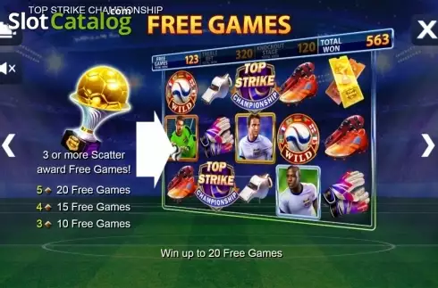 Οθόνη2. Top Strike Championship Κουλοχέρης
