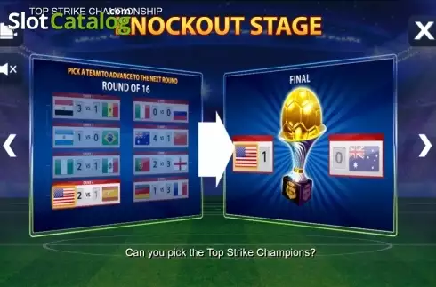 Οθόνη4. Top Strike Championship Κουλοχέρης