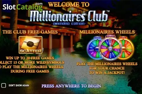 Οθόνη2. Millionaires Club Diamond Edition Κουλοχέρης
