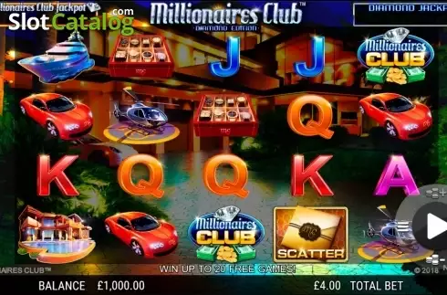 Οθόνη8. Millionaires Club Diamond Edition Κουλοχέρης