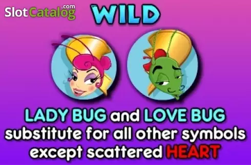 Οθόνη5. Love Bugs Mini Κουλοχέρης