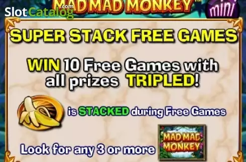 Οθόνη4. Mad Mad Monkey Mini Κουλοχέρης 