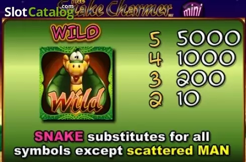 Οθόνη4. The Snake Charmer Mini Κουλοχέρης