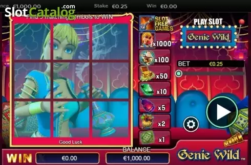 Οθόνη2. Scratch Genie Wild Κουλοχέρης